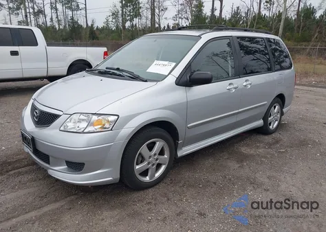 2003 Mazda Mpv Es/Lx/Lx-Sv z USA, uszkodzony, nr VIN JM3LW28J830343543